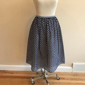 MICHAEL KORS beautiful blue patterned skirt